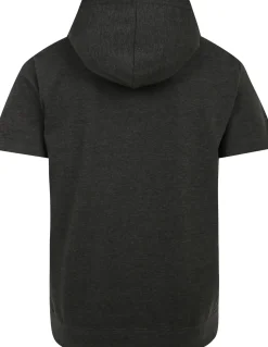 Bigdude Short Sleeve Hoody Charcoal Tall