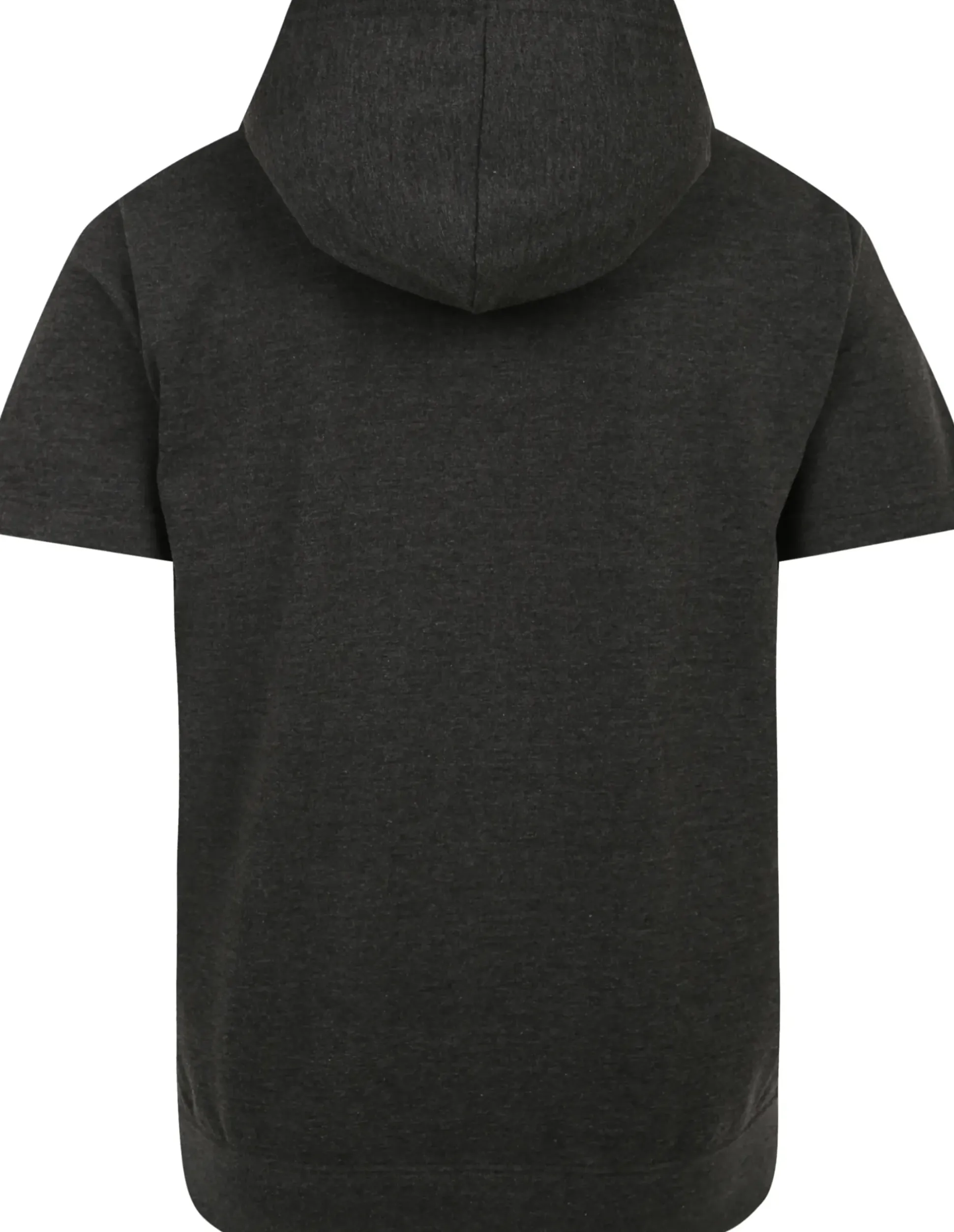 Bigdude Short Sleeve Hoody Charcoal Tall