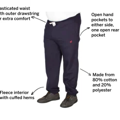 Bigdude Signature Joggers Navy