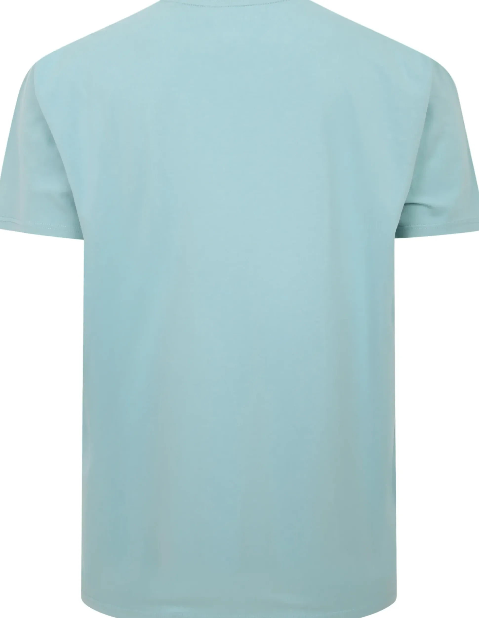 Bigdude Slogan Embroidered T-Shirt Washed Turquoise