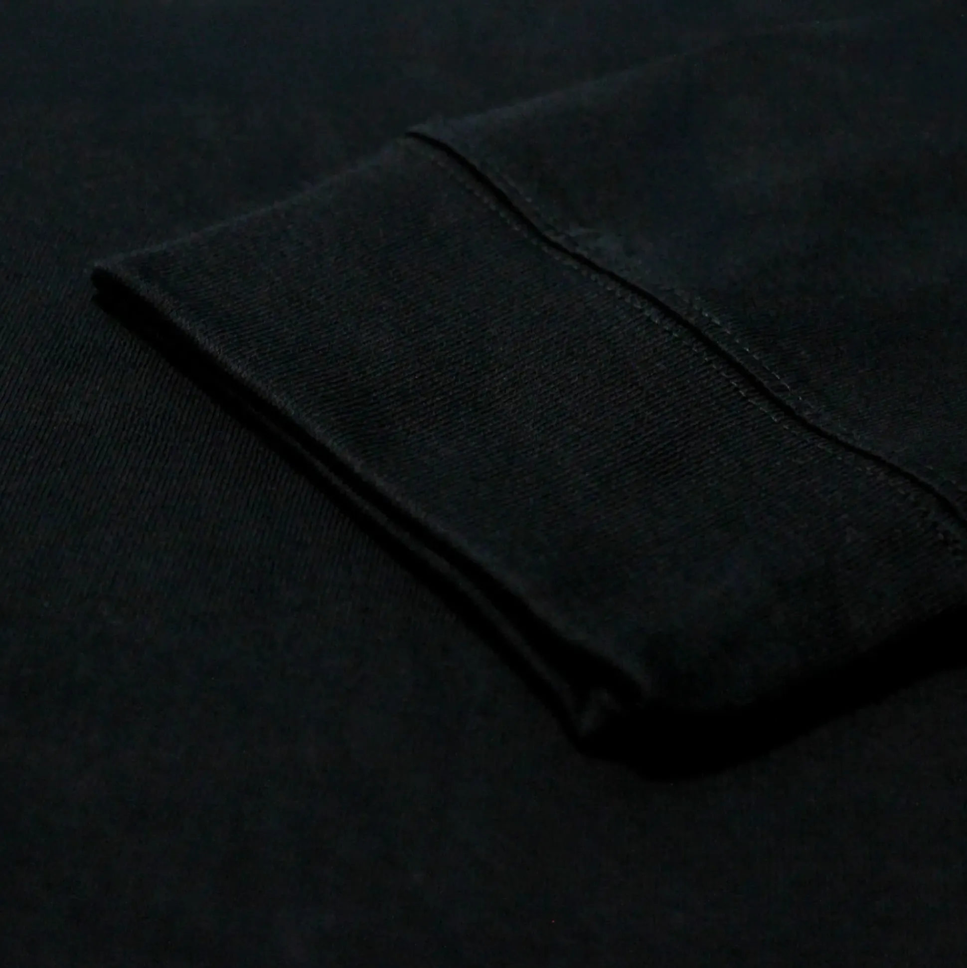 Bigdude Smart Single Jersey Long Sleeve Polo With Zip Black