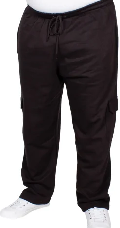 Bigdude Straight Leg Cargo Joggers Twin Pack Black/Navy