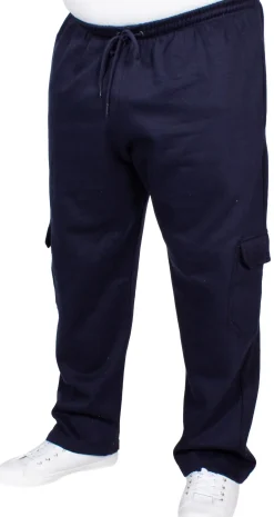 Bigdude Straight Leg Cargo Joggers Navy