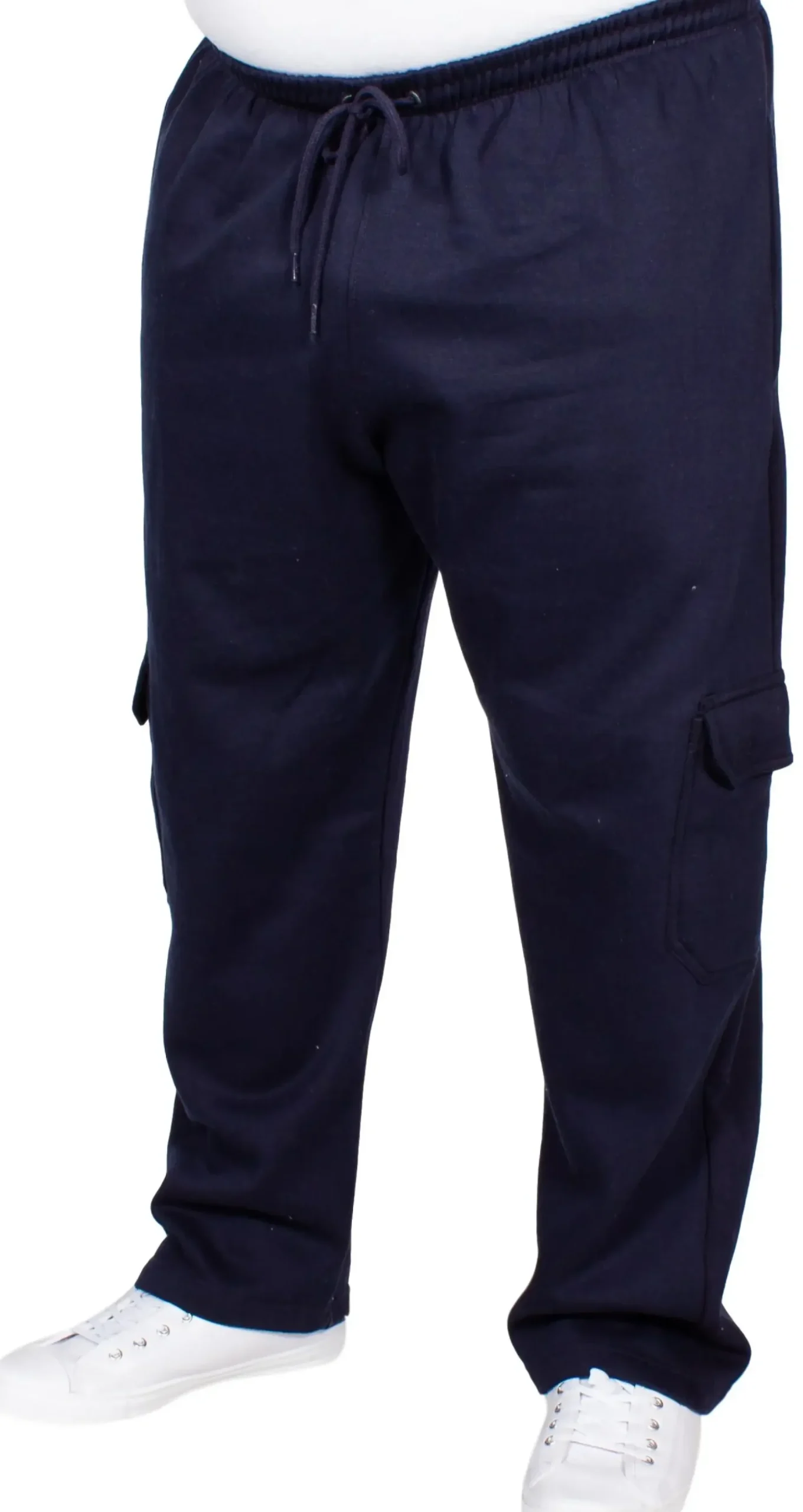 Bigdude Straight Leg Cargo Joggers Navy