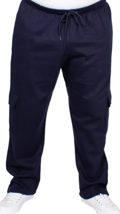Bigdude Straight Leg Cargo Joggers Navy