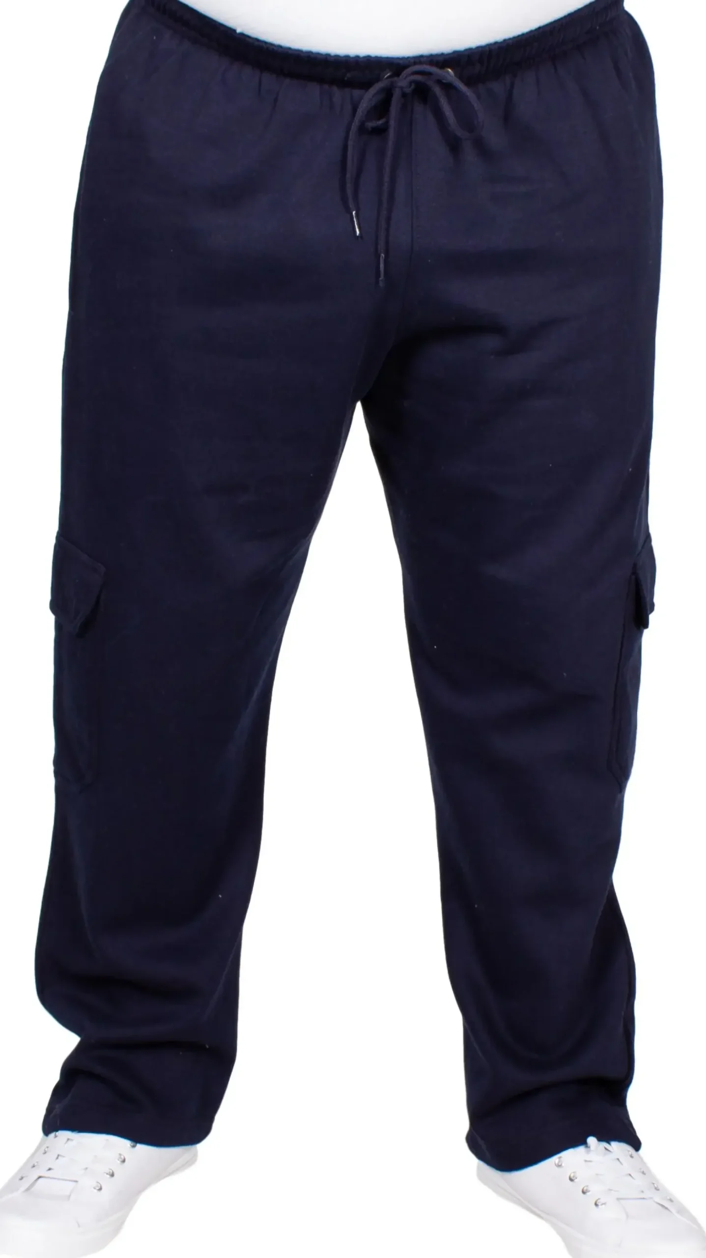 Bigdude Straight Leg Cargo Joggers Navy