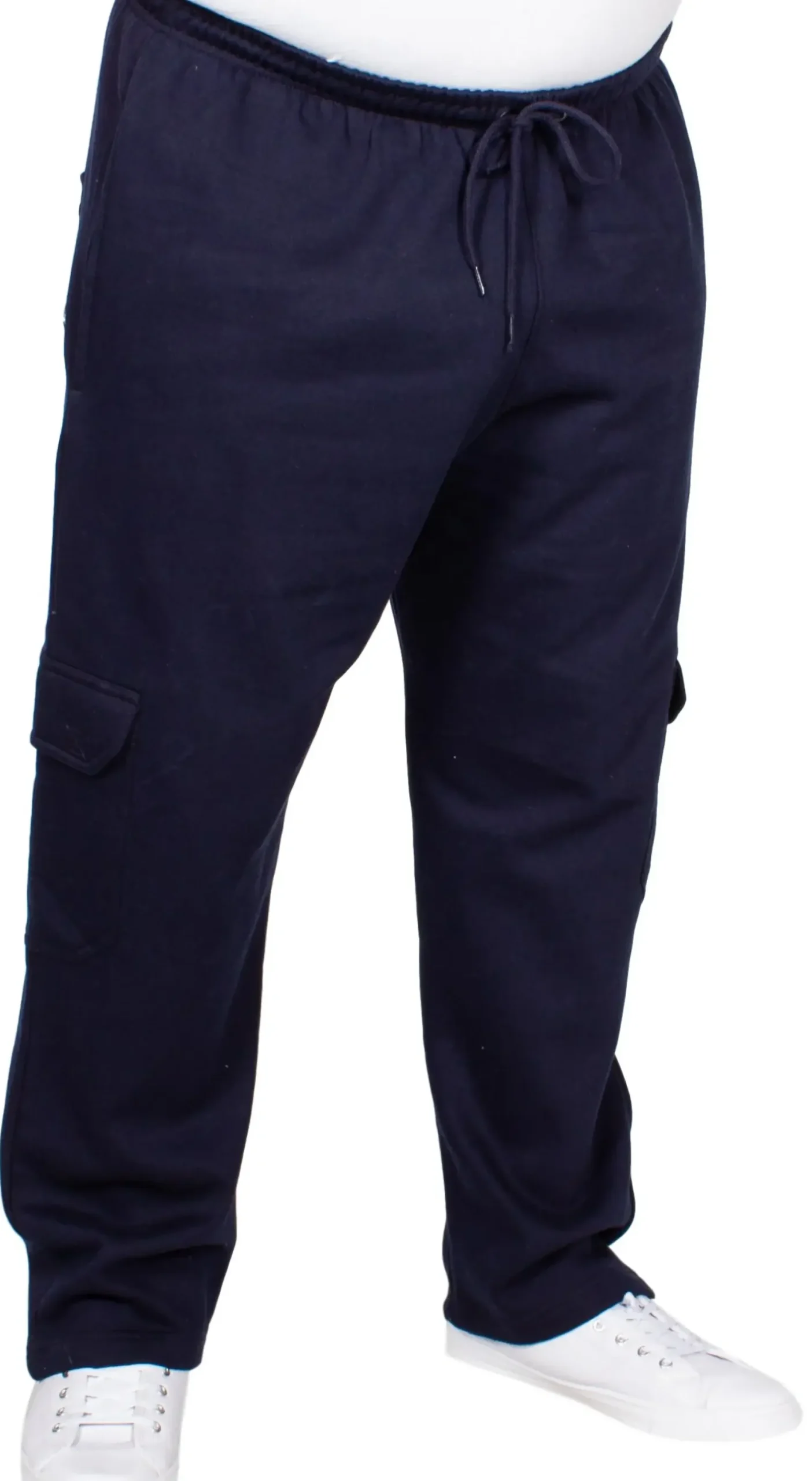 Bigdude Straight Leg Cargo Joggers Navy