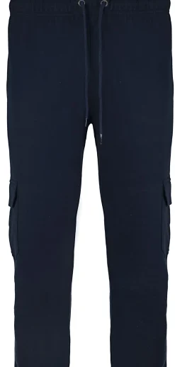Bigdude Straight Leg Cargo Joggers Navy
