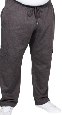 Bigdude Straight Leg Cargo Jogger Charcoal