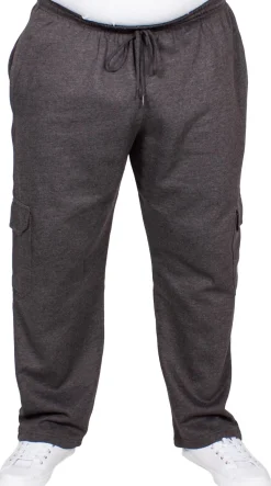 Bigdude Straight Leg Cargo Jogger Charcoal