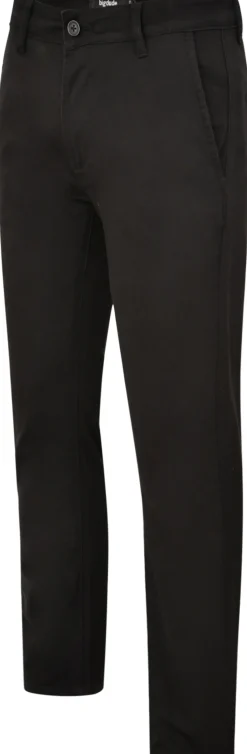Bigdude Stretch Chino Trousers Black