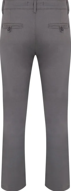 Bigdude Stretch Chino Trousers Grey