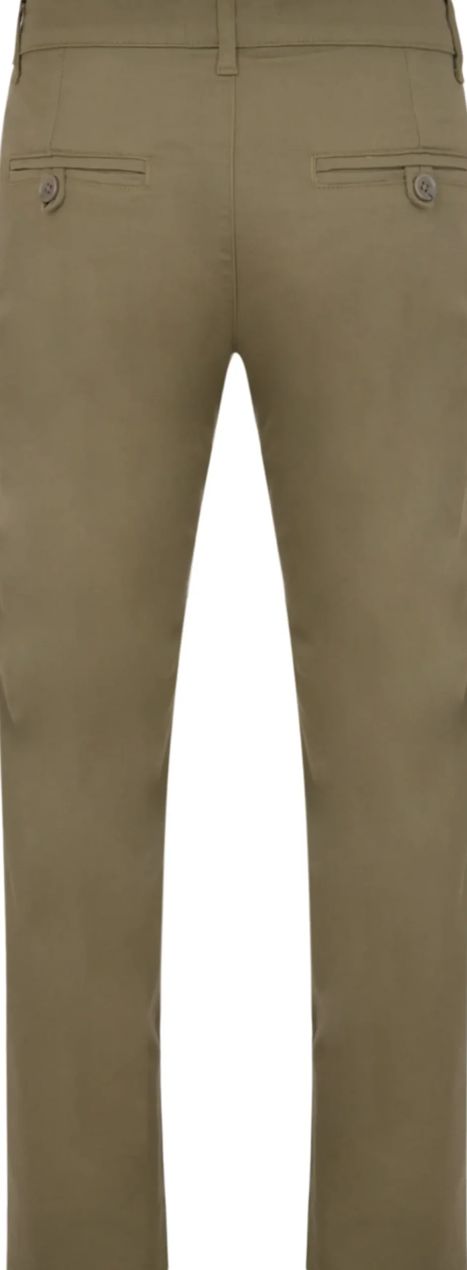 Bigdude Stretch Chino Trousers Light Khaki