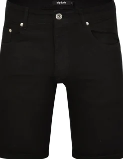 Bigdude Stretch Denim Shorts Black