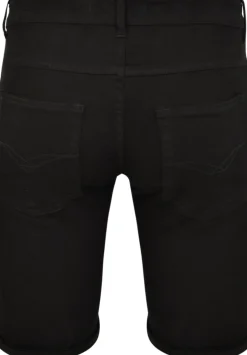 Bigdude Stretch Denim Shorts Black