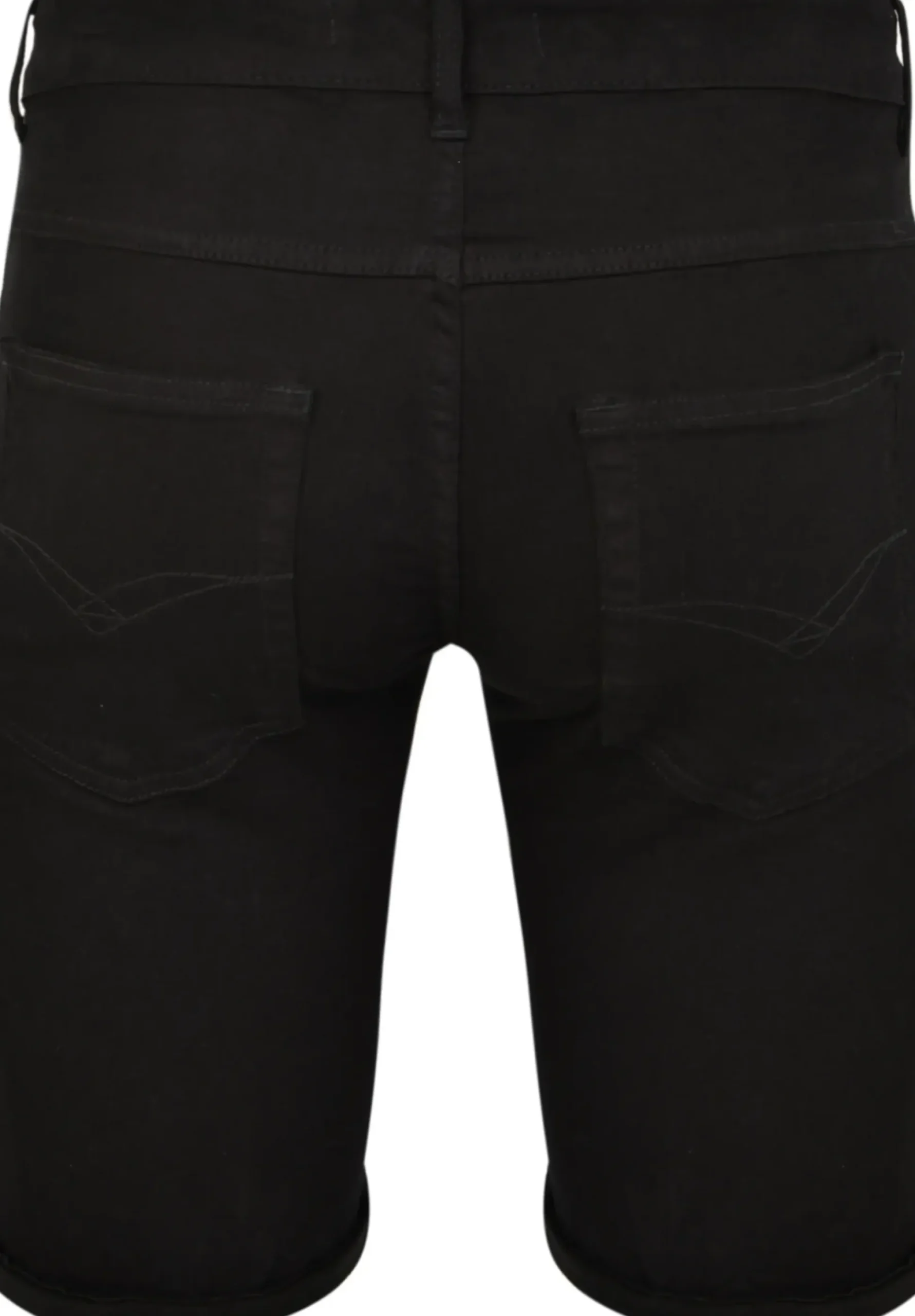 Bigdude Stretch Denim Shorts Black