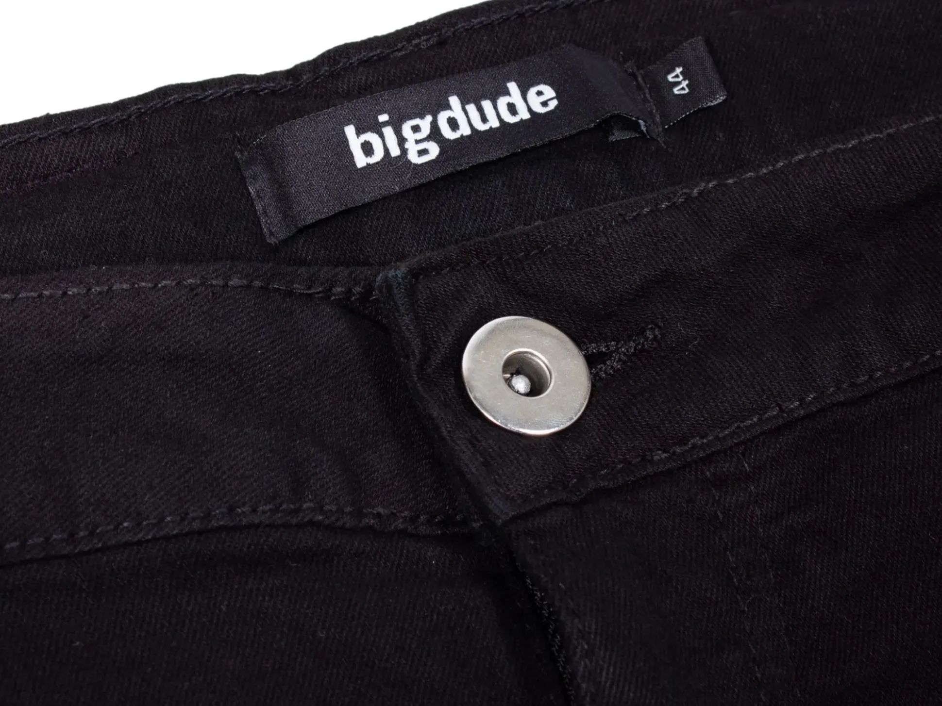 Bigdude Stretch Denim Shorts Black