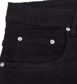 Bigdude Stretch Denim Shorts Black