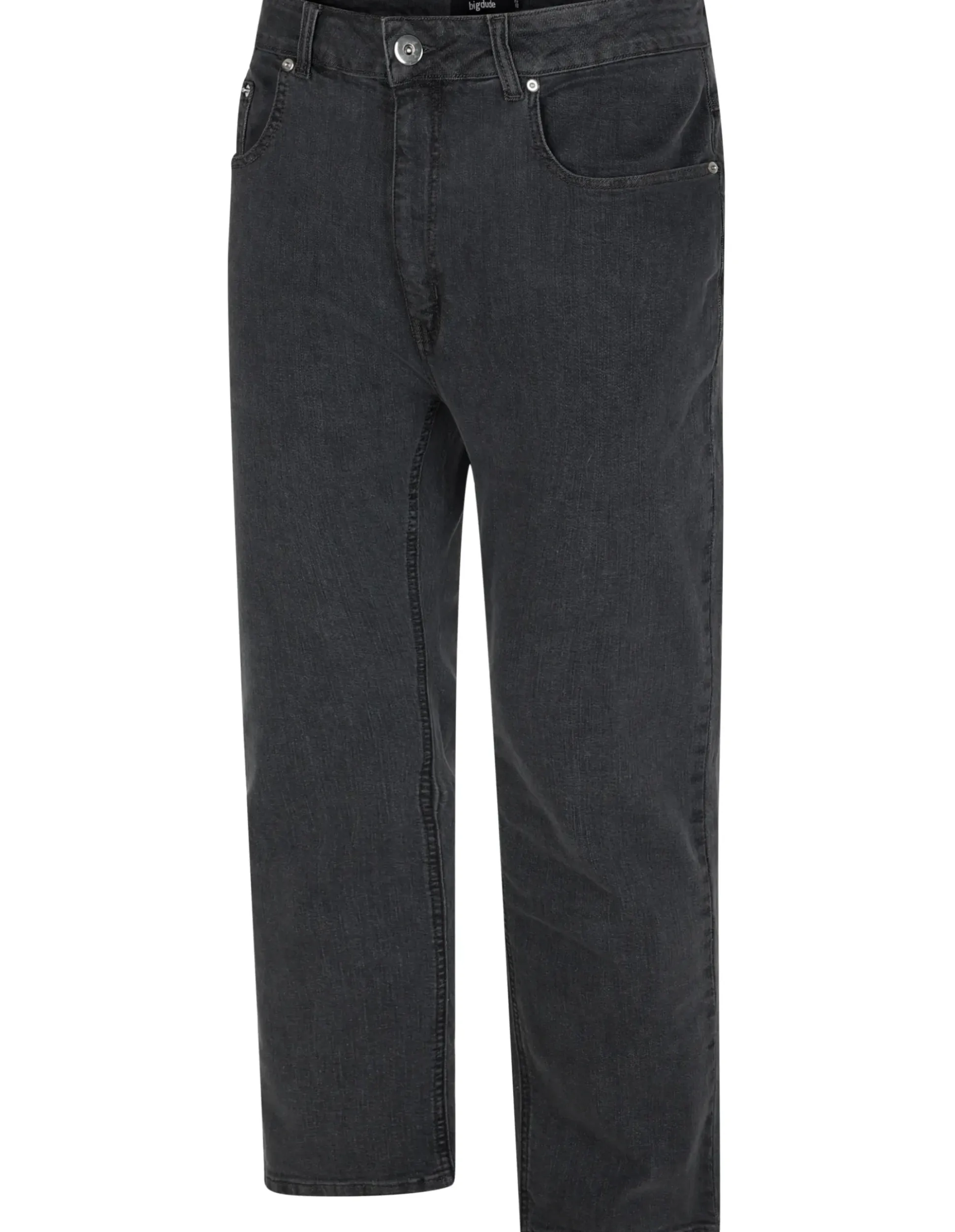 Bigdude Stretch Jeans Grey Wash Tall