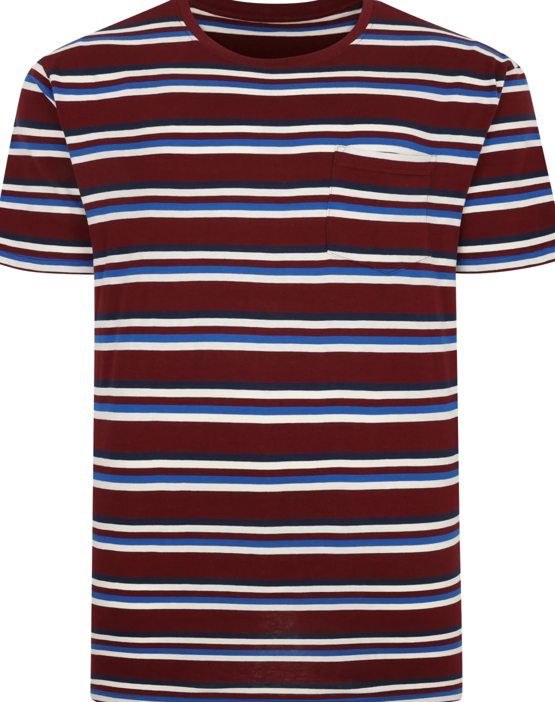 Bigdude Stripe T-Shirt Burgundy