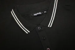 Bigdude Tipped Polo Shirt Black