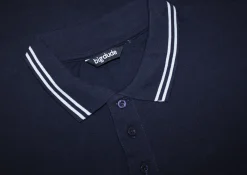 Bigdude Tipped Polo Shirt Navy
