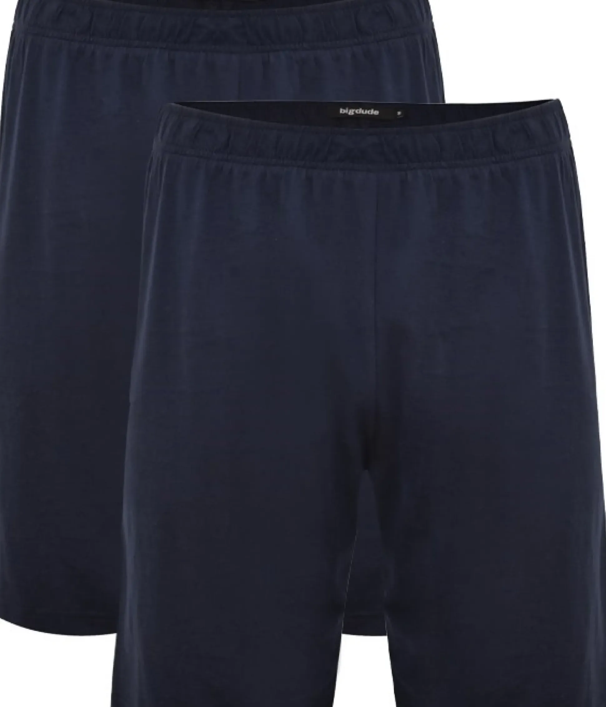 Bigdude Twin Pack Classic Pyjama Shorts Black