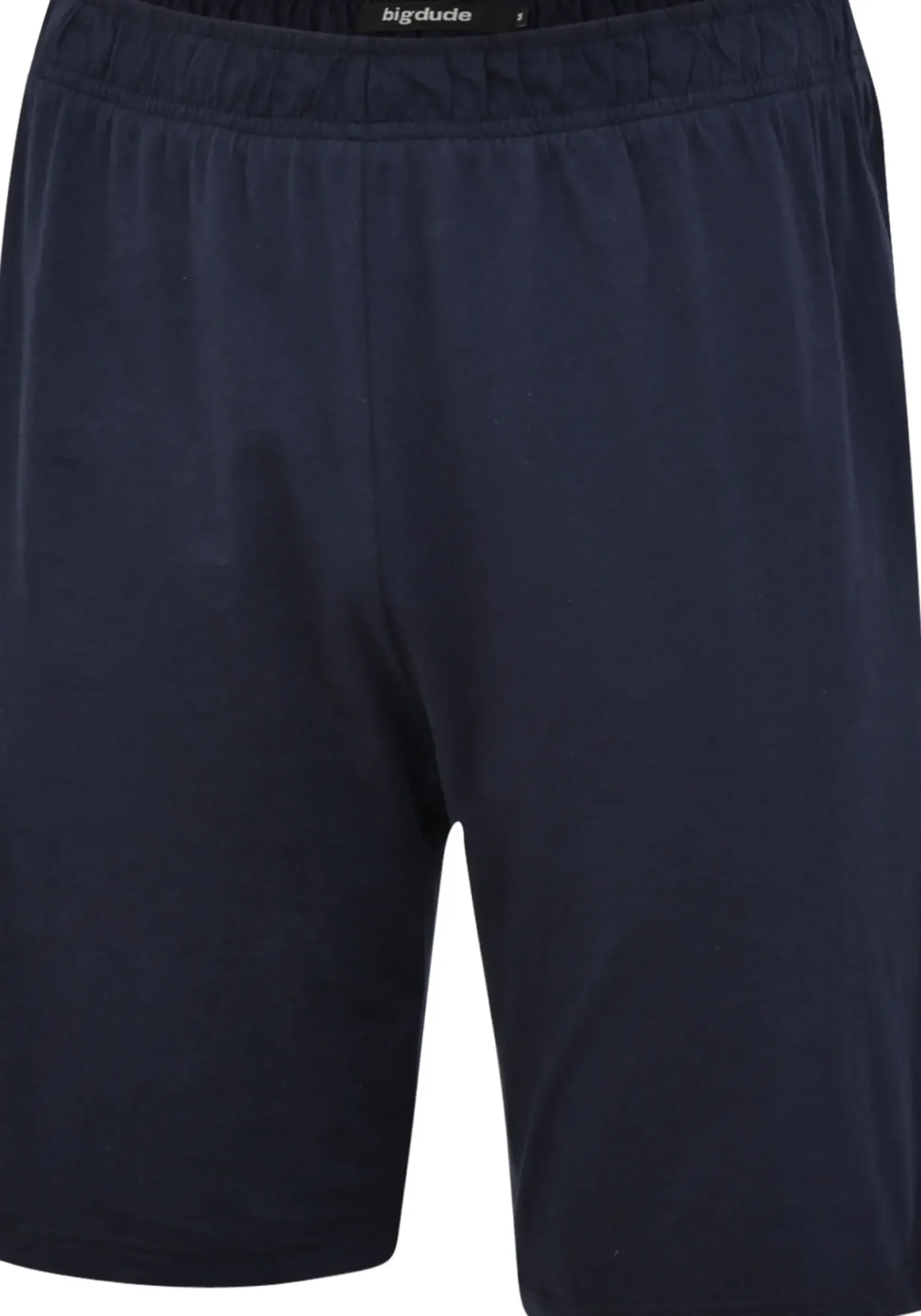 Bigdude Twin Pack Classic Pyjama Shorts Black