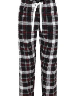 Bigdude Twin Pack Waffle PJ Pants Burgundy/Navy