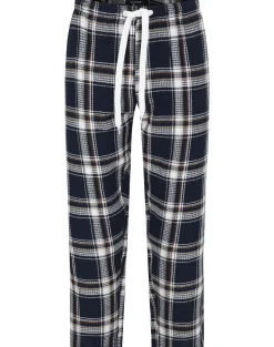 Bigdude Twin Pack Waffle PJ Pants Burgundy/Navy