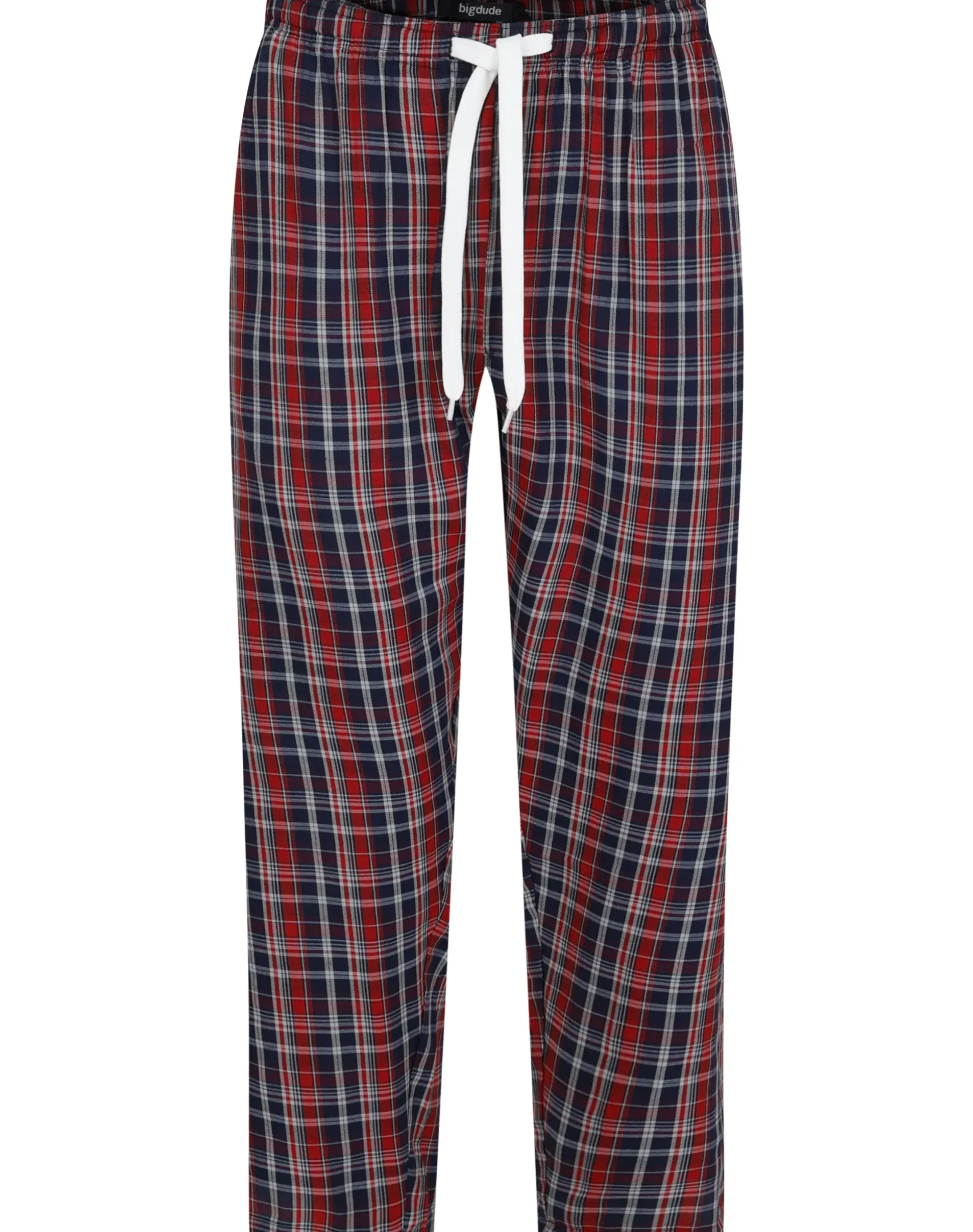 Bigdude Twin Pack Woven PJ Pants Blue/Red