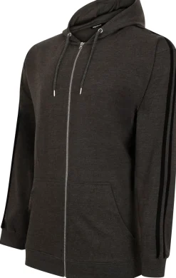 Bigdude Twin Stripe Hoody Charcoal