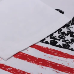 Bigdude USA Print T-Shirt White